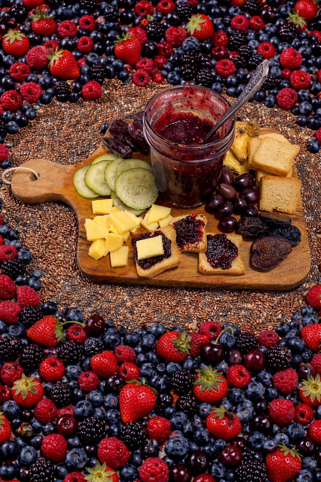 Berry Chia Flax Jam
