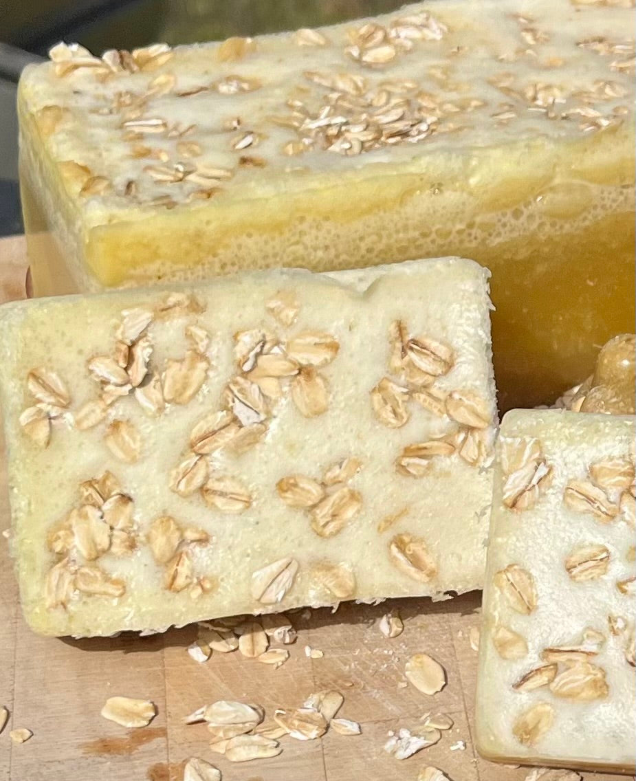 Honey Oatmeal Turmeric Soap