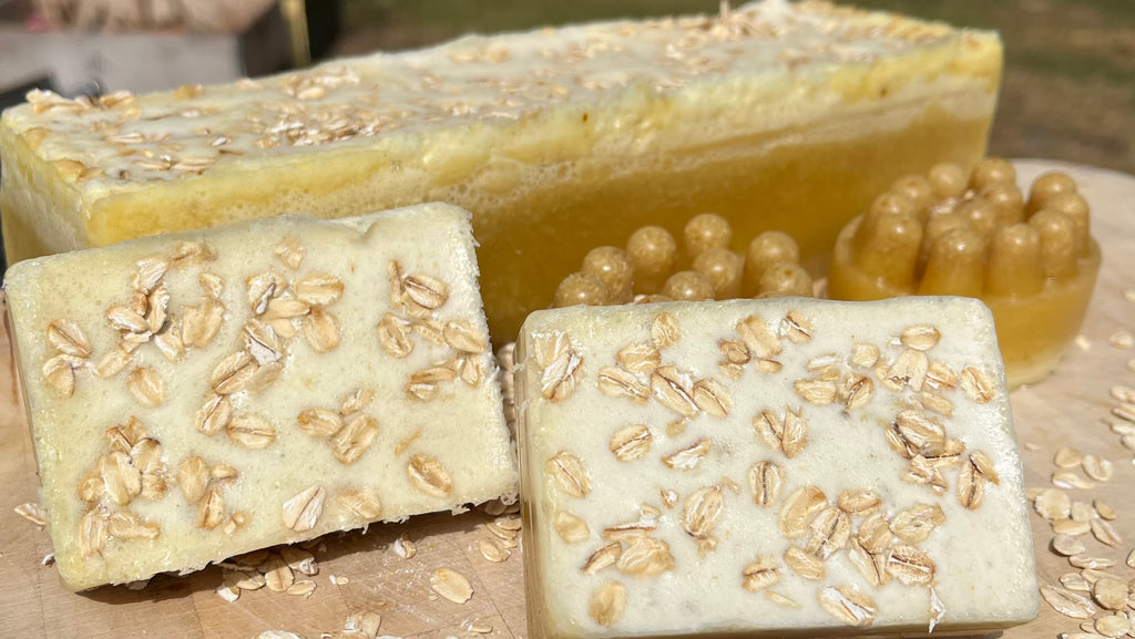 Honey Oatmeal Turmeric Soap