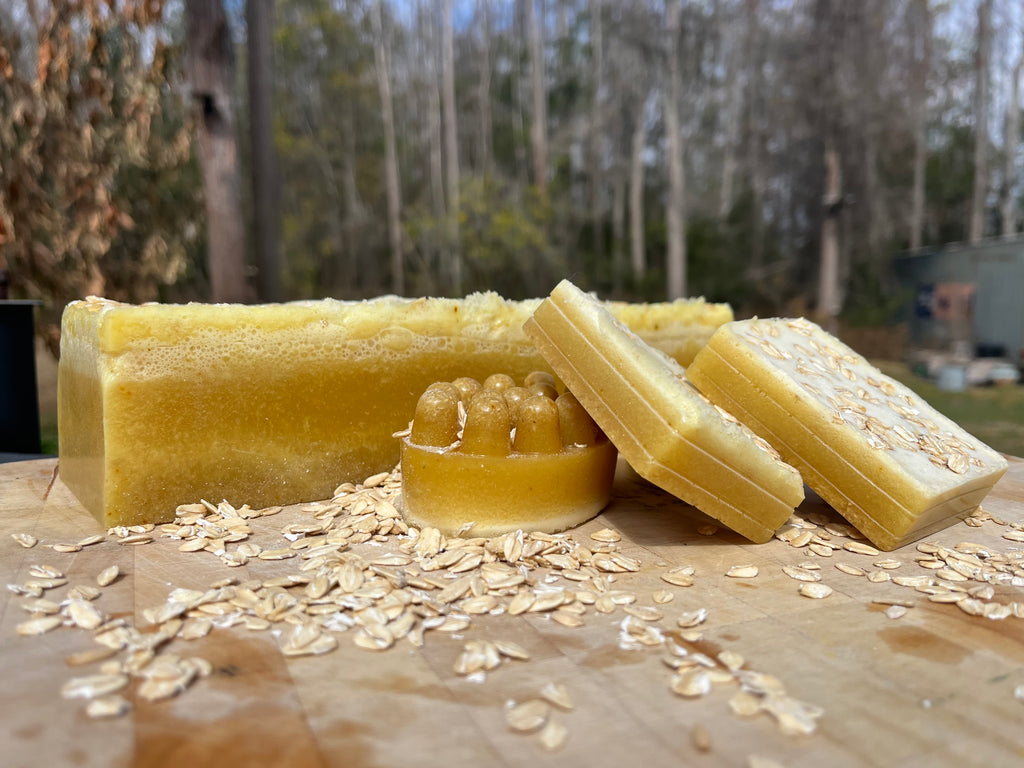 Honey Oatmeal Turmeric Soap