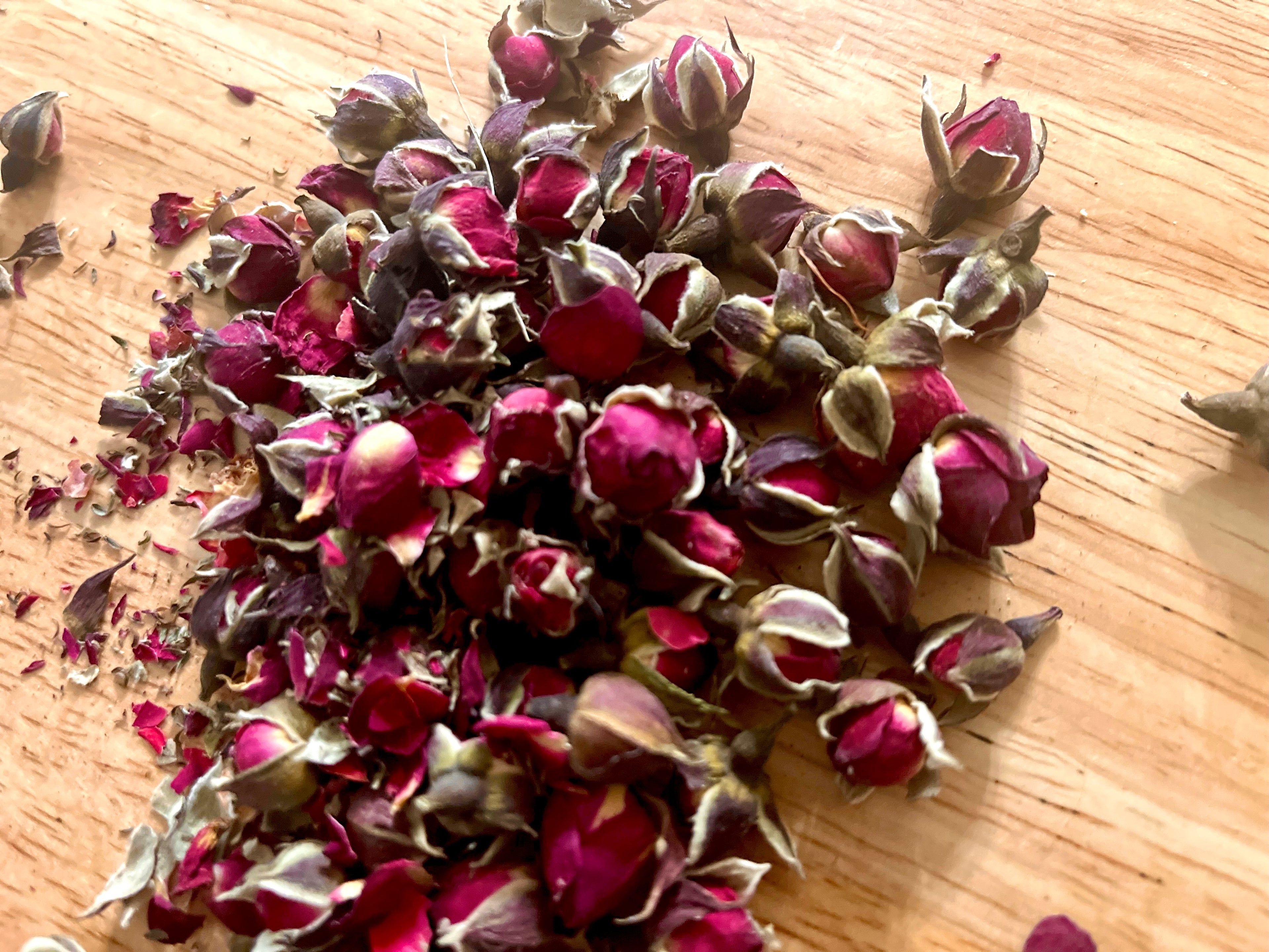 Dried Organic Rose Buds
