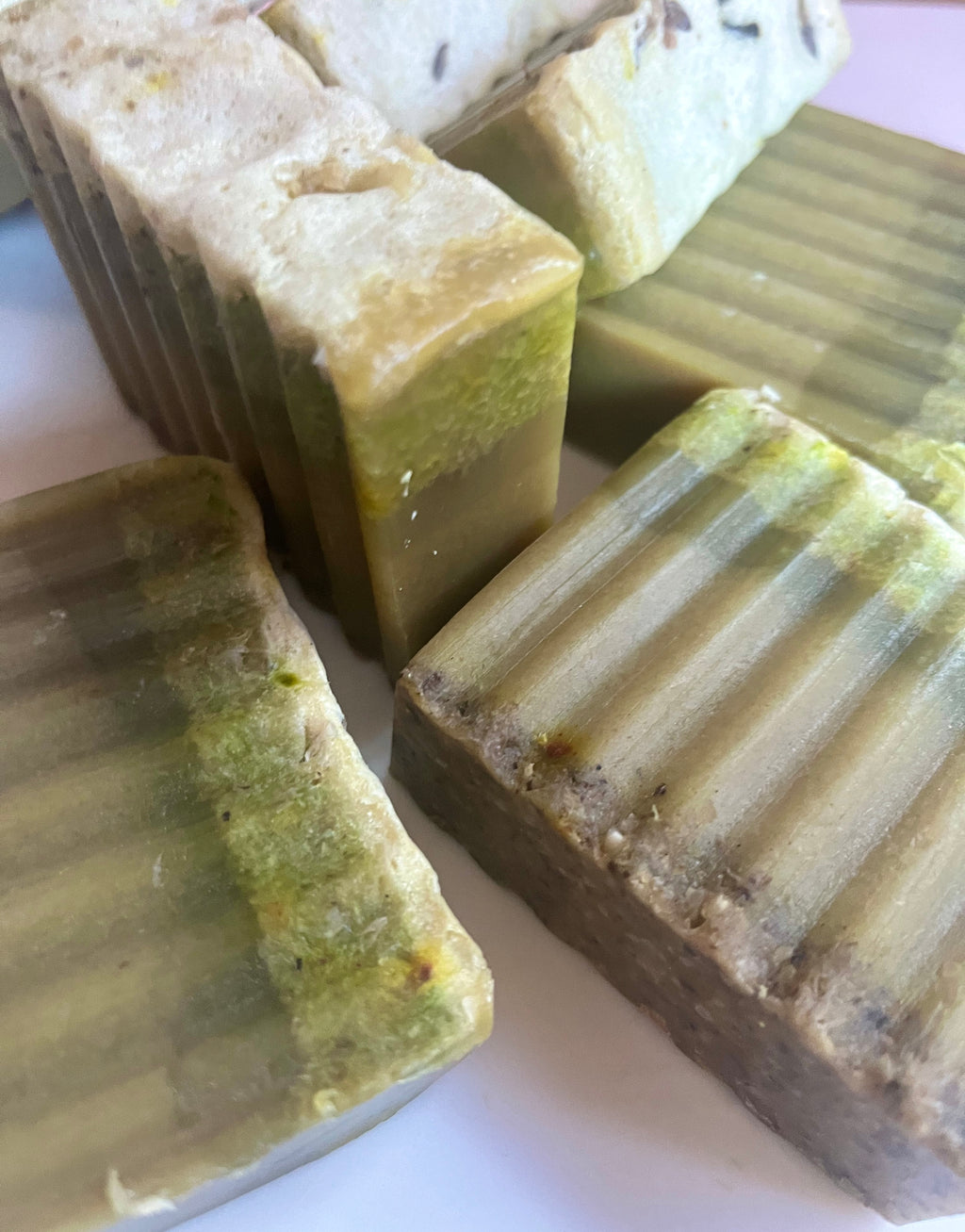 Green Tea Lavender Turmeric Soap