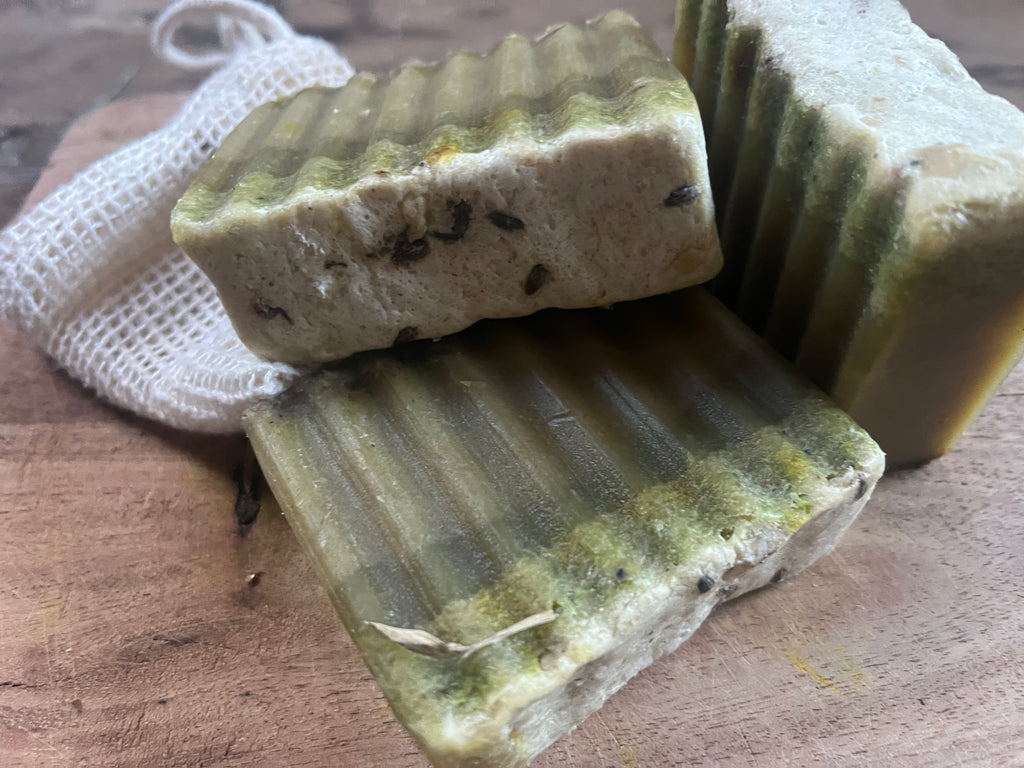 Green Tea Lavender Turmeric Soap
