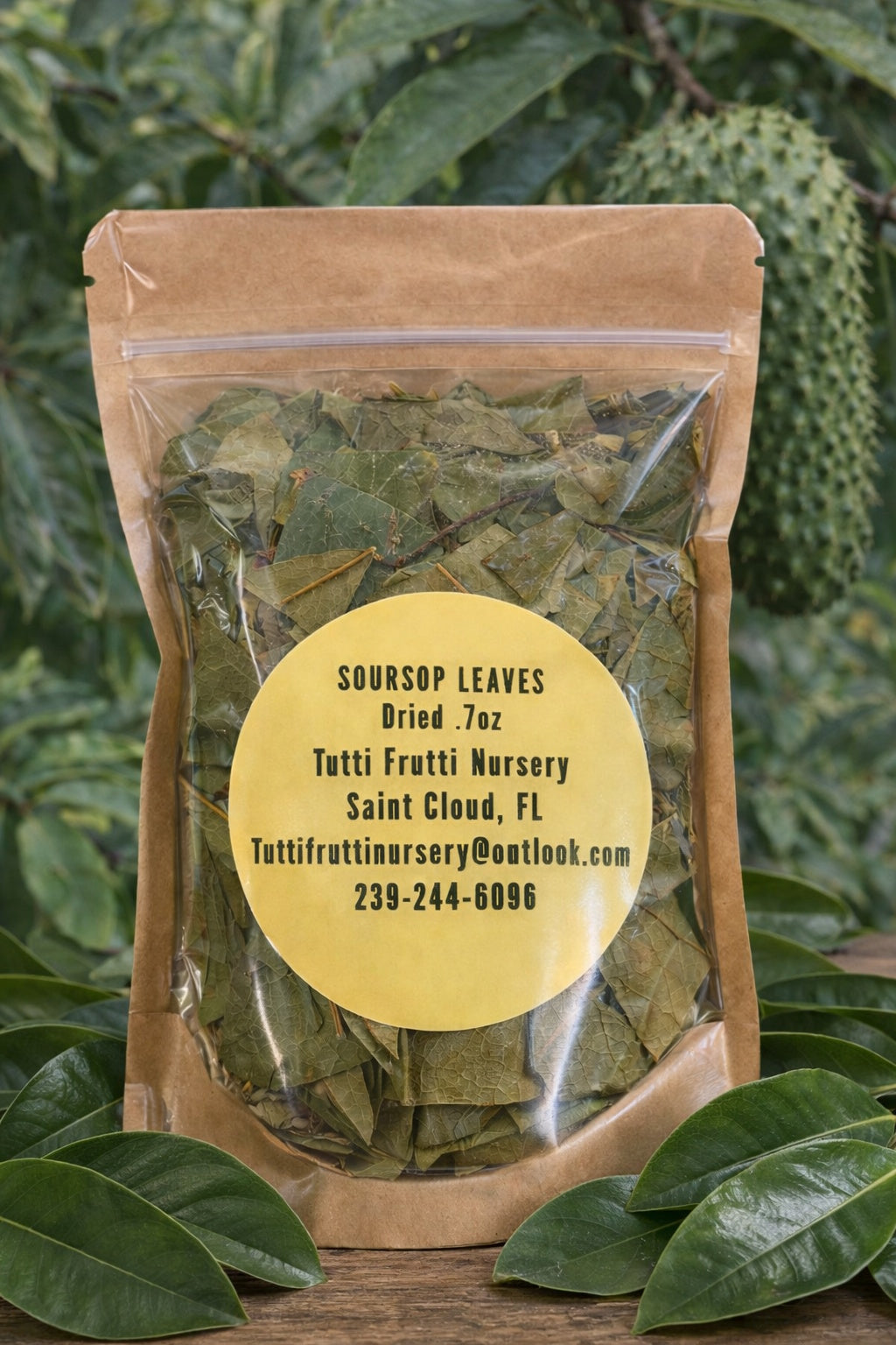 Dried Soursop Leaves